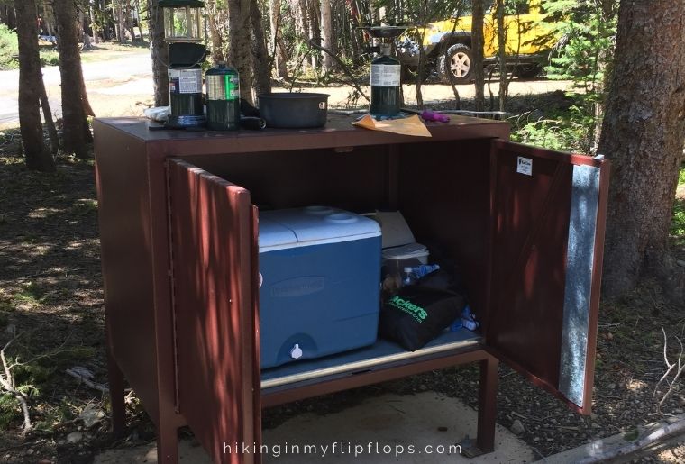 pawnee campground bear lockers