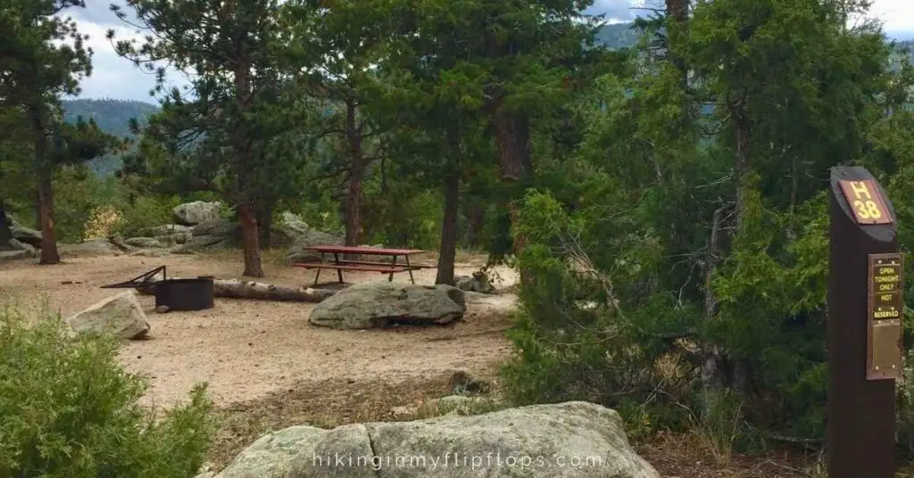 hermits hollow campground in estes park colorado