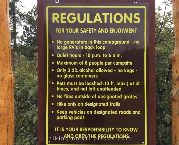 hermit's hollow campground regulations