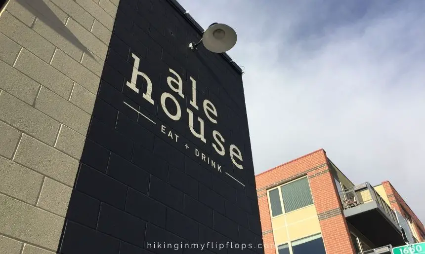 the Ale House in Denver is a favorite spot for burgers and beer after biking the Cherry Creek Trail 