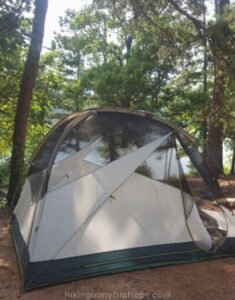 kelty trail ridge 6 camping tent set up