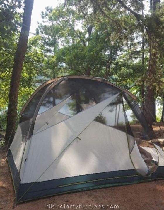 trail ridge 6 camping tent set up