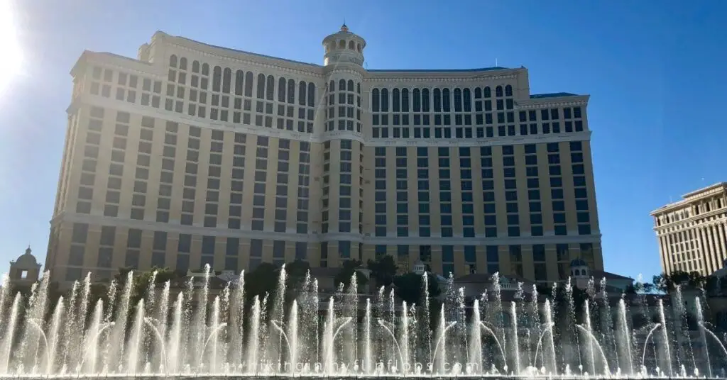 the bellagio fountain in las vegas