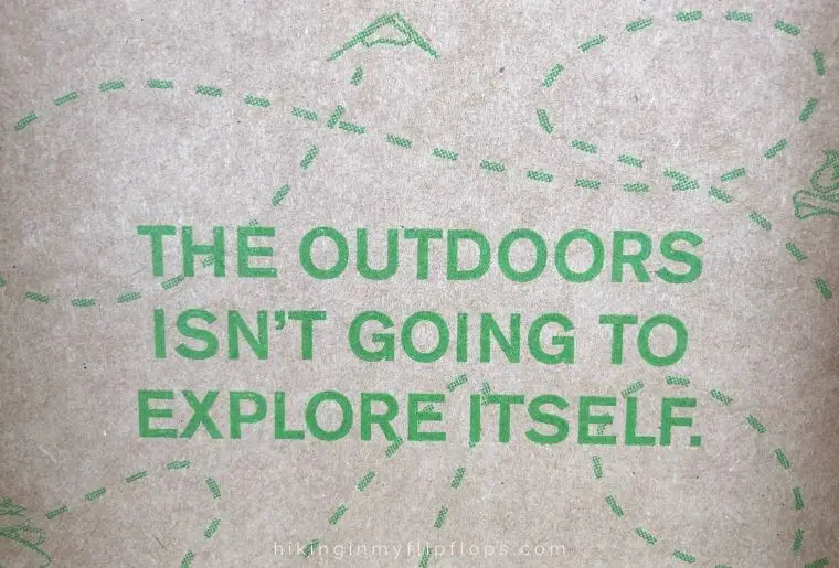 Cairn subscription box inspirational message