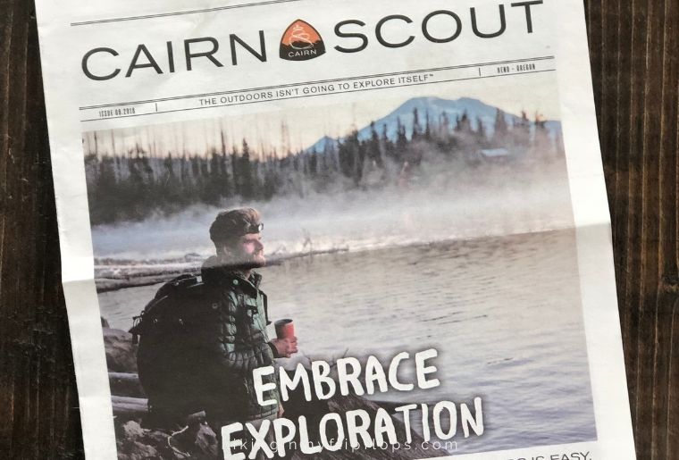 an issue of Cairn Scout, the newsletter that comes in each Cairn subscription box