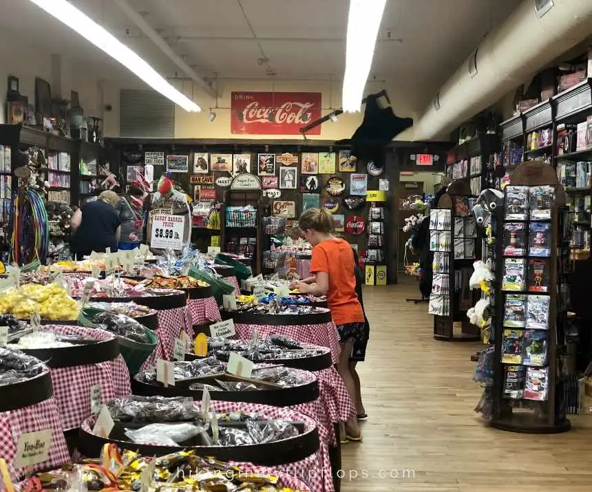 kids shopping for candy at mast general store is a favorite of things to do in winston salem nc