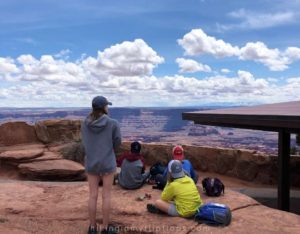 lunch with a view at dead horse point overlook