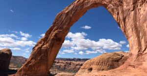 corona arch hiking trail in moab ut