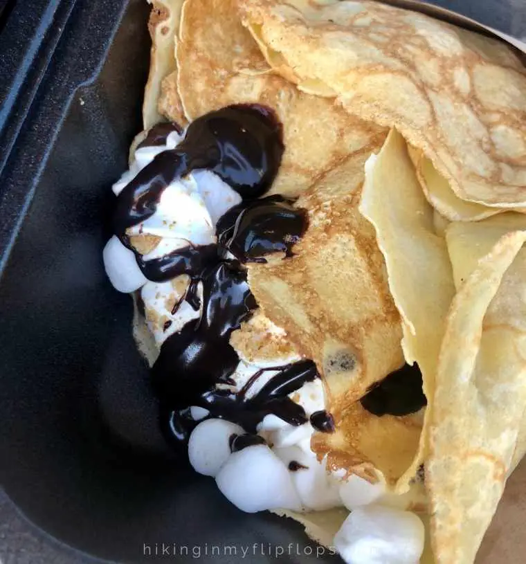 s'mores crepe from Happy Endings Café in Cañon City CO