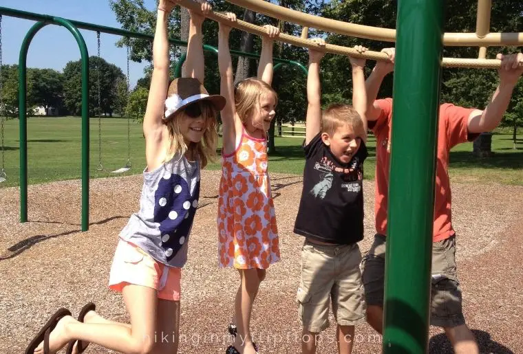 kids at the playground