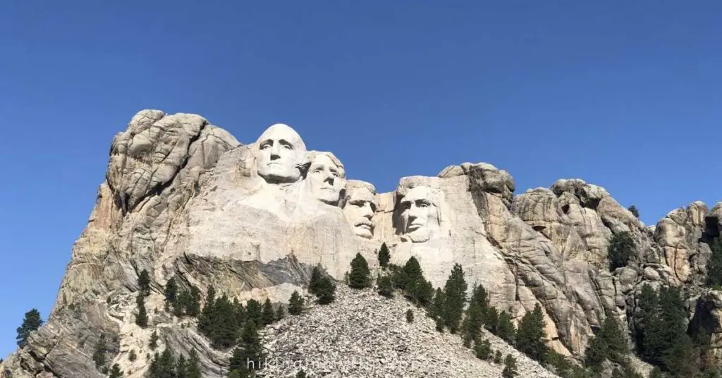 mt rushmore seen during a south dakota road trip