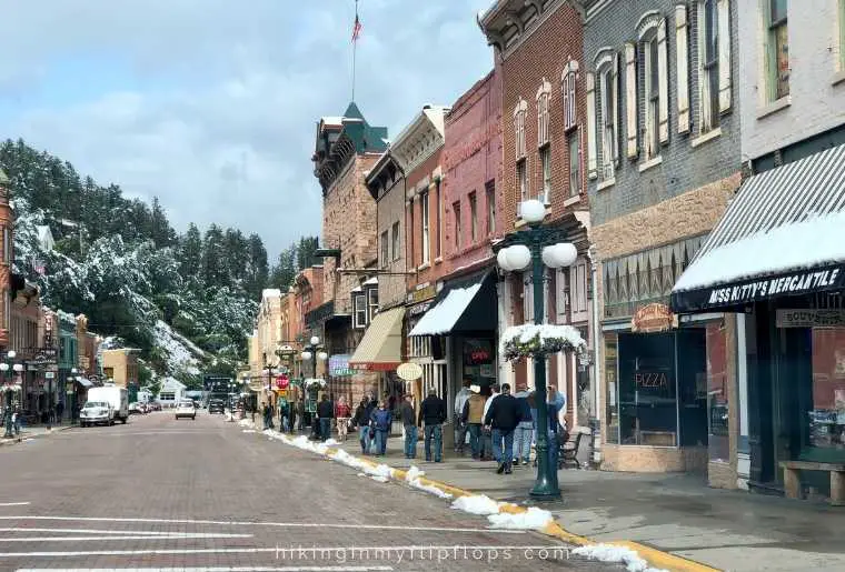 downtown Deadwood, South Dakota