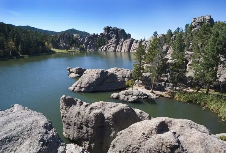 Sylvan Lake in Custer State Park, South Dakota