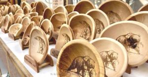 a selection of hand carved wooden bowls in Fairbanks AK