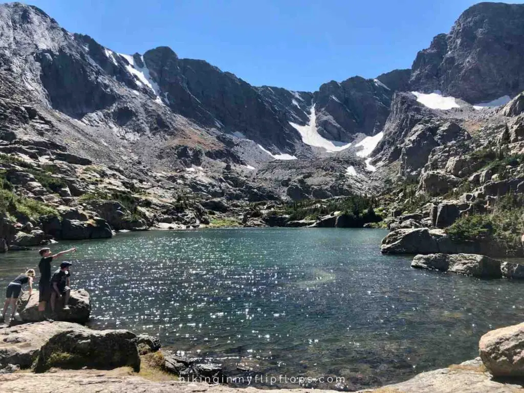 Sky Pond, depicting one of the best hikes in Rocky Mountain National Park