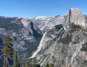 views of Yosemite's most iconic spots, like Half Dome, from Glacier Point